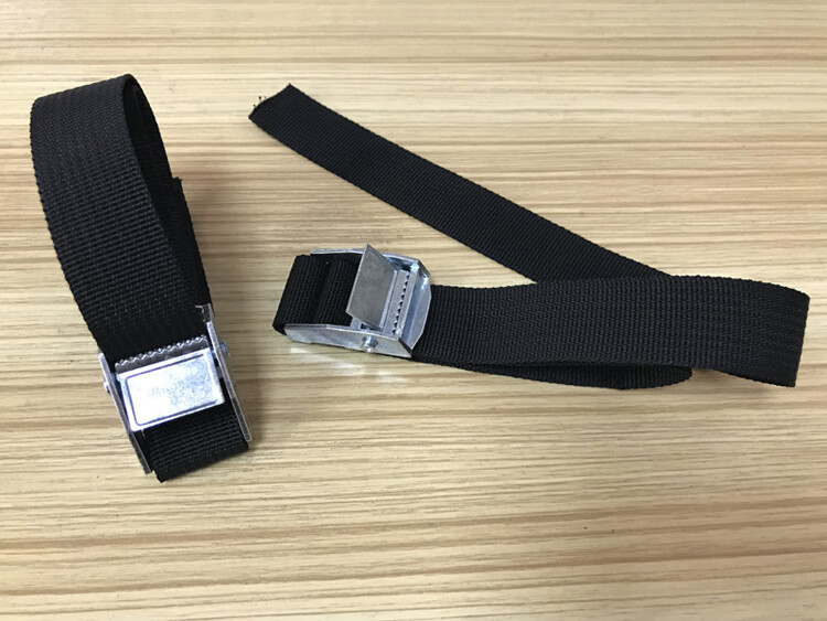 反扣魔术贴扎带绑带铁扣压扣捆绑器收紧器行李托盘固定尼龙捆绑带 铁