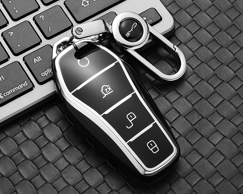 2022款比亚迪宋prodmi钥匙套宋pro新能源汽车钥匙壳包扣改装个性 2022