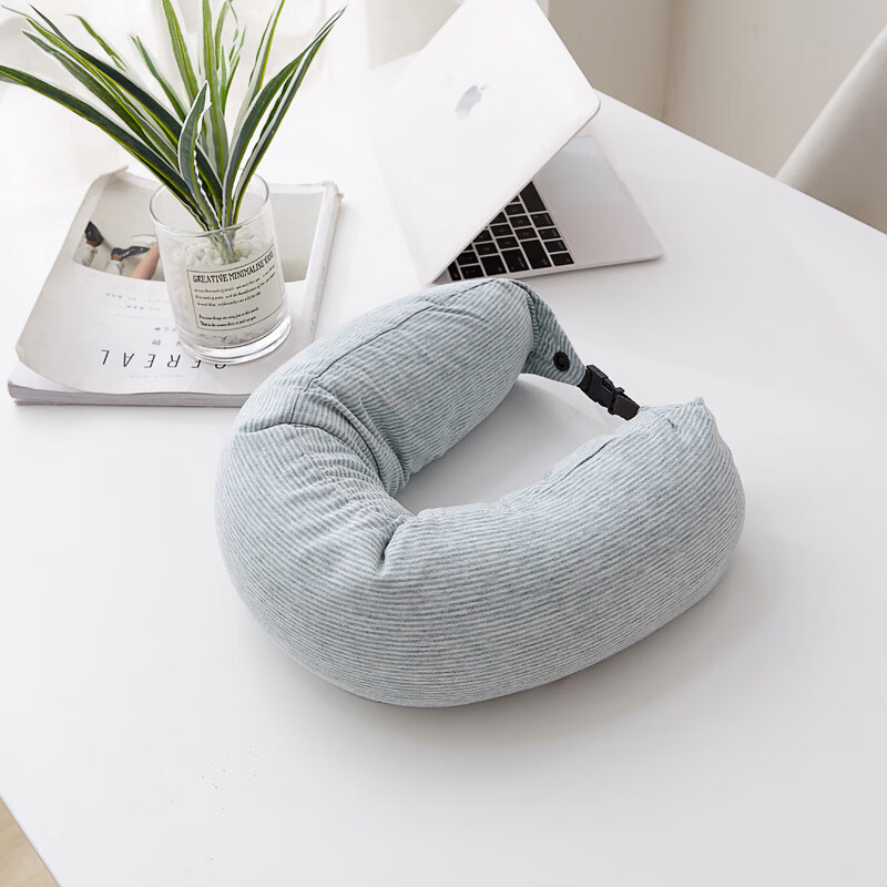 悦爱你 u型枕旅行用飞机旅行汽车头枕午睡枕午休枕u形枕品头靠枕头 黑