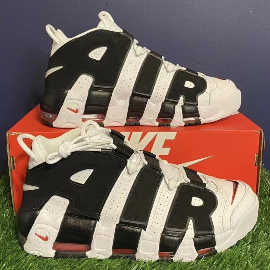 nike耐克同款自营纯原公司级/莆田皮蓬大air黑白熊猫高帮全掌气垫