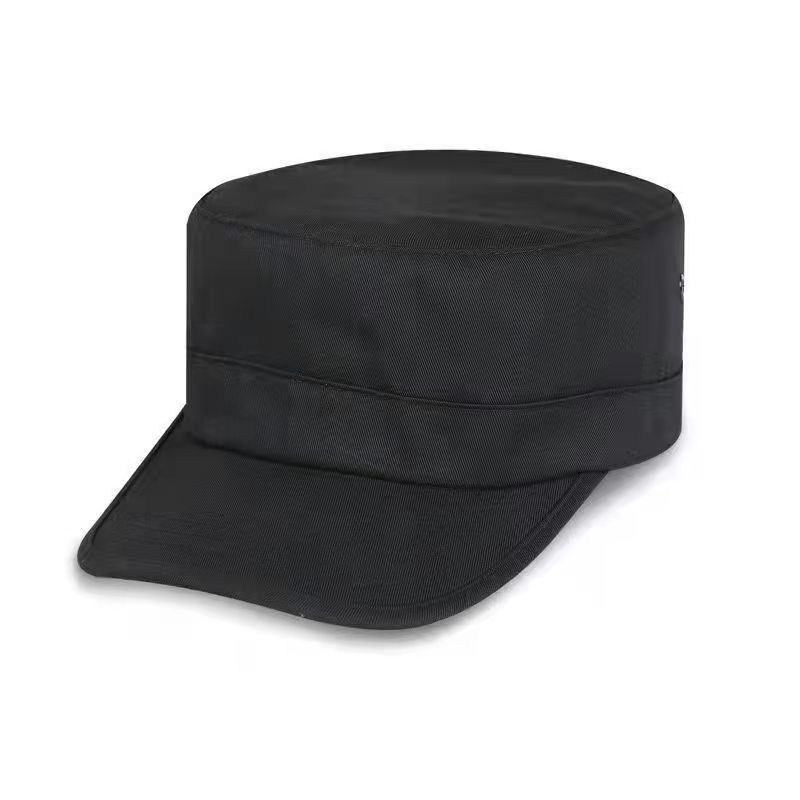 路麦恩保安帽网眼透气门卫帽工作帽安保物业黑色鸭舌帽男执勤帽 黑鹰