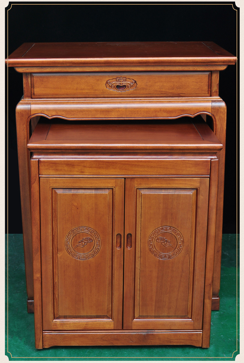 中式实木佛龛立柜神台柜神龛家用神位佛像柜财神爷财神