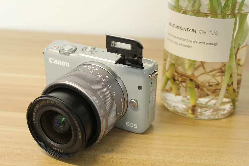 佳能(glad) eos m10 m100 m200 m2 m1 15-45 二手套机美颜微单数码 90