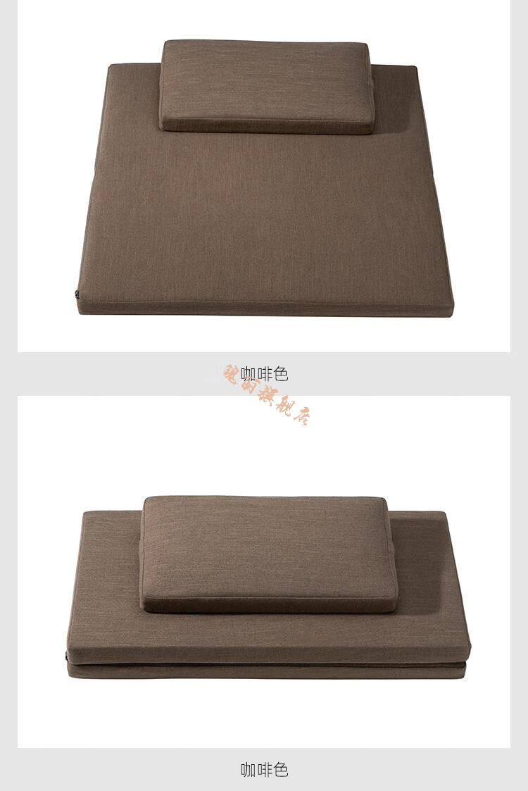 南怀瑾打坐垫佛学院无图案禅修静坐冥想瑜伽折叠垫子上垫家用蒲团绛