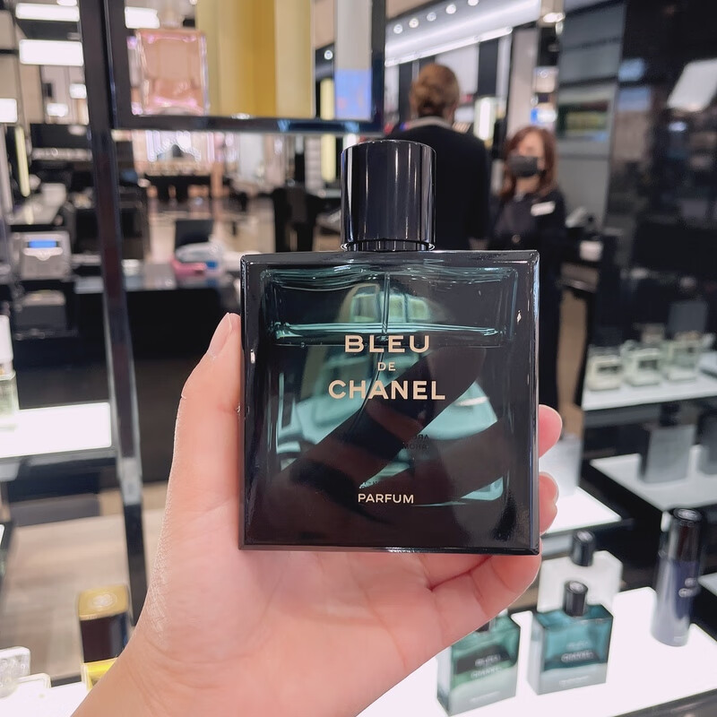 chanel香奈儿 蔚蓝男士香水bleu 持久浓香清新淡香礼盒装50ml 蔚蓝