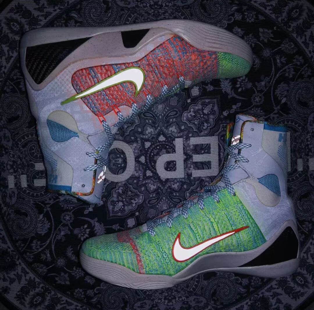 纯原科比9代低帮篮球鞋kobe 9 low鸳鸯编织网面运动鞋耐磨防滑 【实战