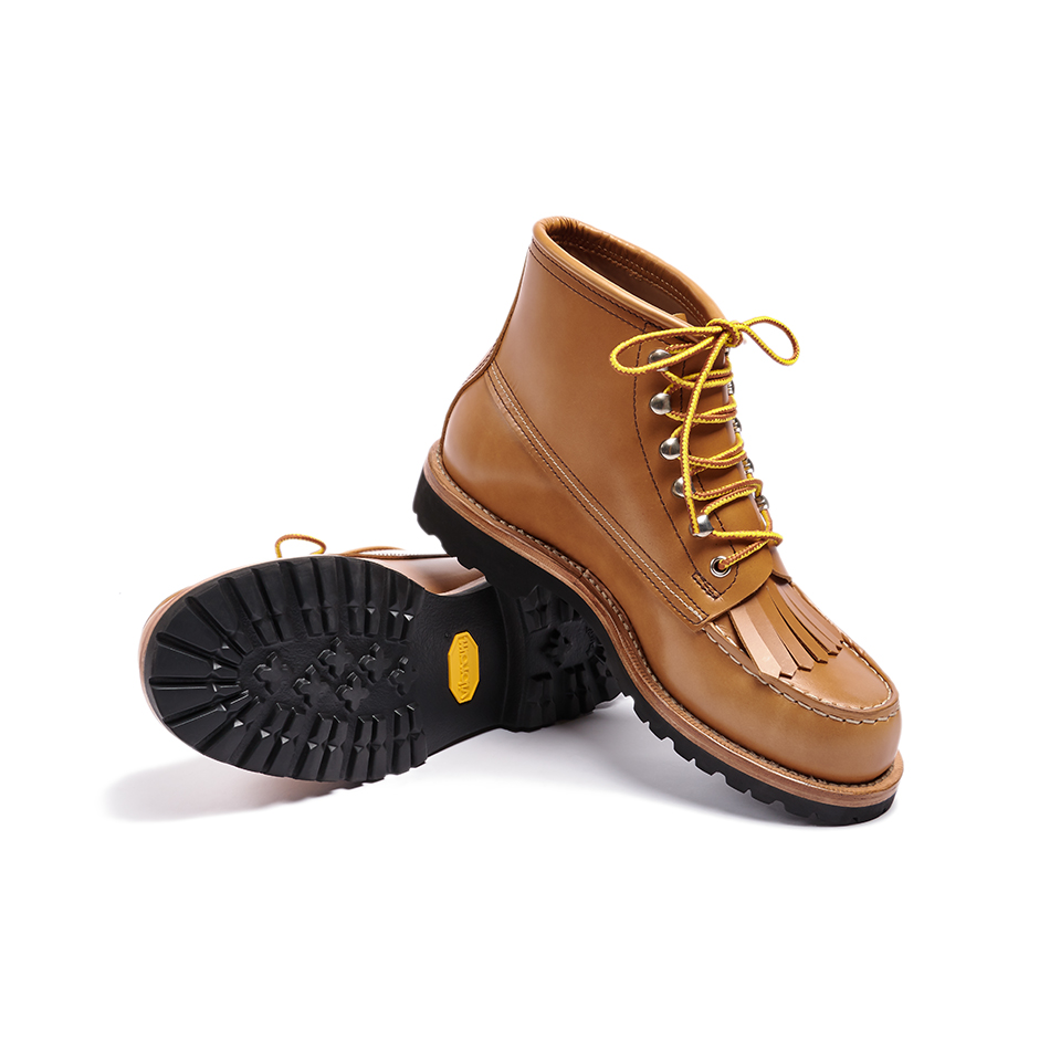 玩儿!狩猎冒险!秋冬固特异男流苏高帮狩猎靴 升级horween皮 40