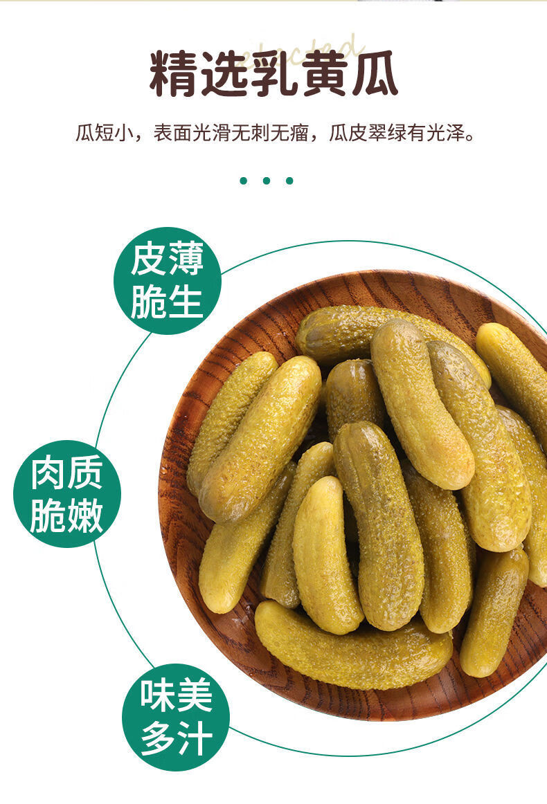 喀秋莎俄式酸黄瓜 俄罗斯风味乳黄瓜 腌制小脆青瓜罐头 俄式酸黄瓜330