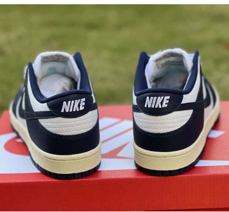 aj男女鞋莆田dunklow藏蓝色做旧复古休闲板鞋dd503dd503-5 36【图片