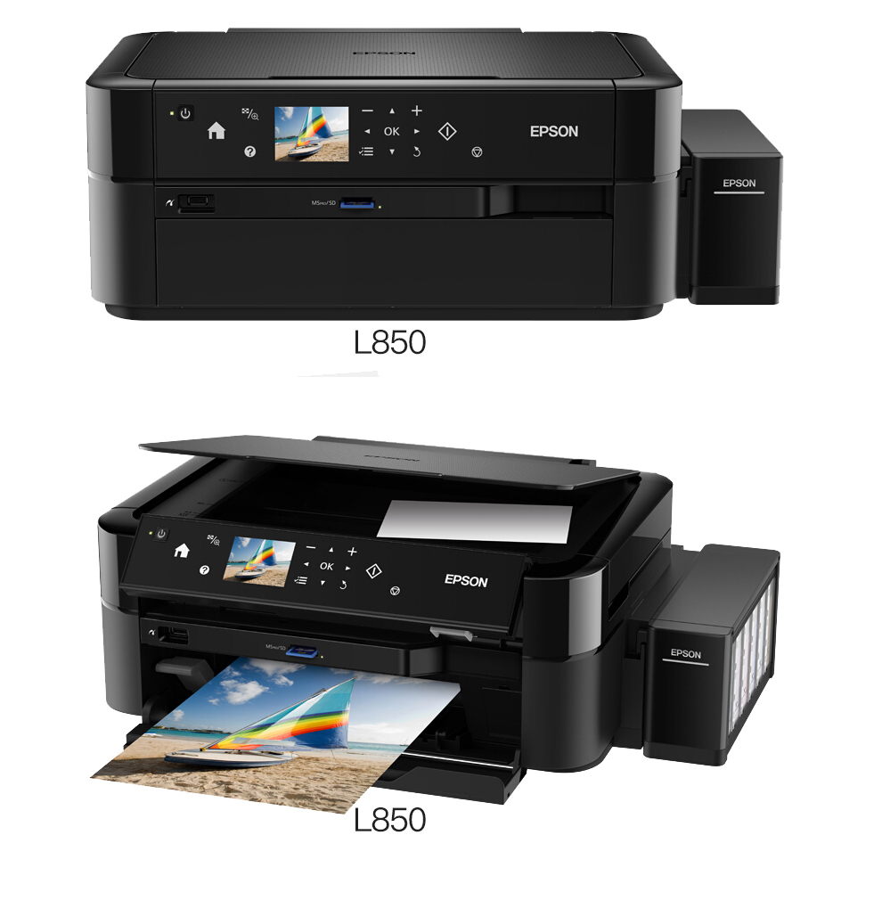 爱普生(epson)l805 墨仓式彩色喷墨打印机家用办公相片原装连供照片