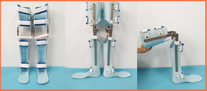 成人膝踝足中风偏瘫儿麻截瘫矫形器行走支具大腿矫形器定制落环锁右腿