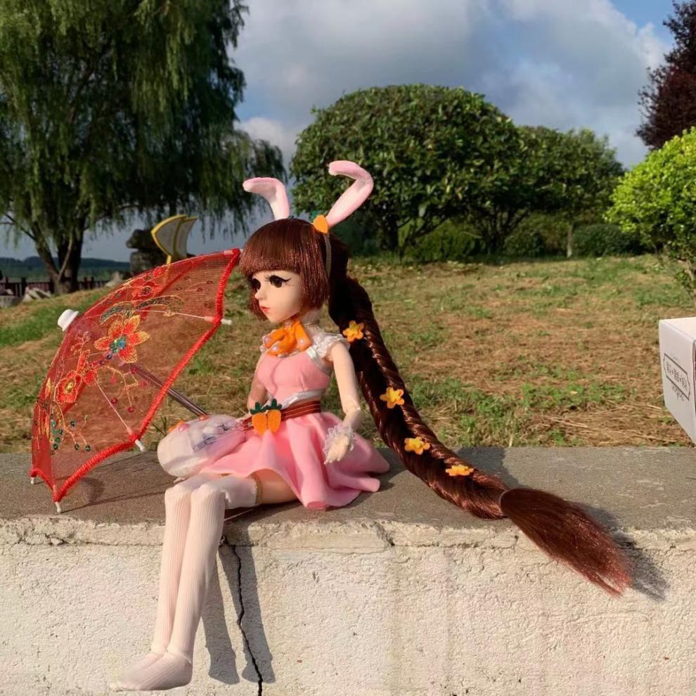 小五斗罗大陆小兔舞柔骨兔公主芭比娃娃女孩生日礼物玩具创意手工 60