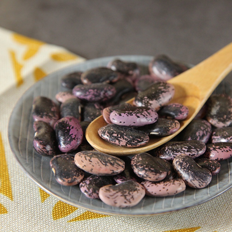 大黑花芸豆大肾豆500g云南黑腰豆农家自产紫芸豆花芸豆牛眼豆扁豆