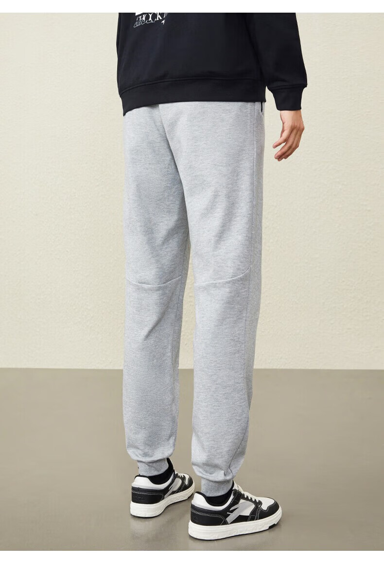 安踏(anta) 安踏kt裤丨运动长裤男秋冬季灰色卫裤运动裤秋收口束脚裤