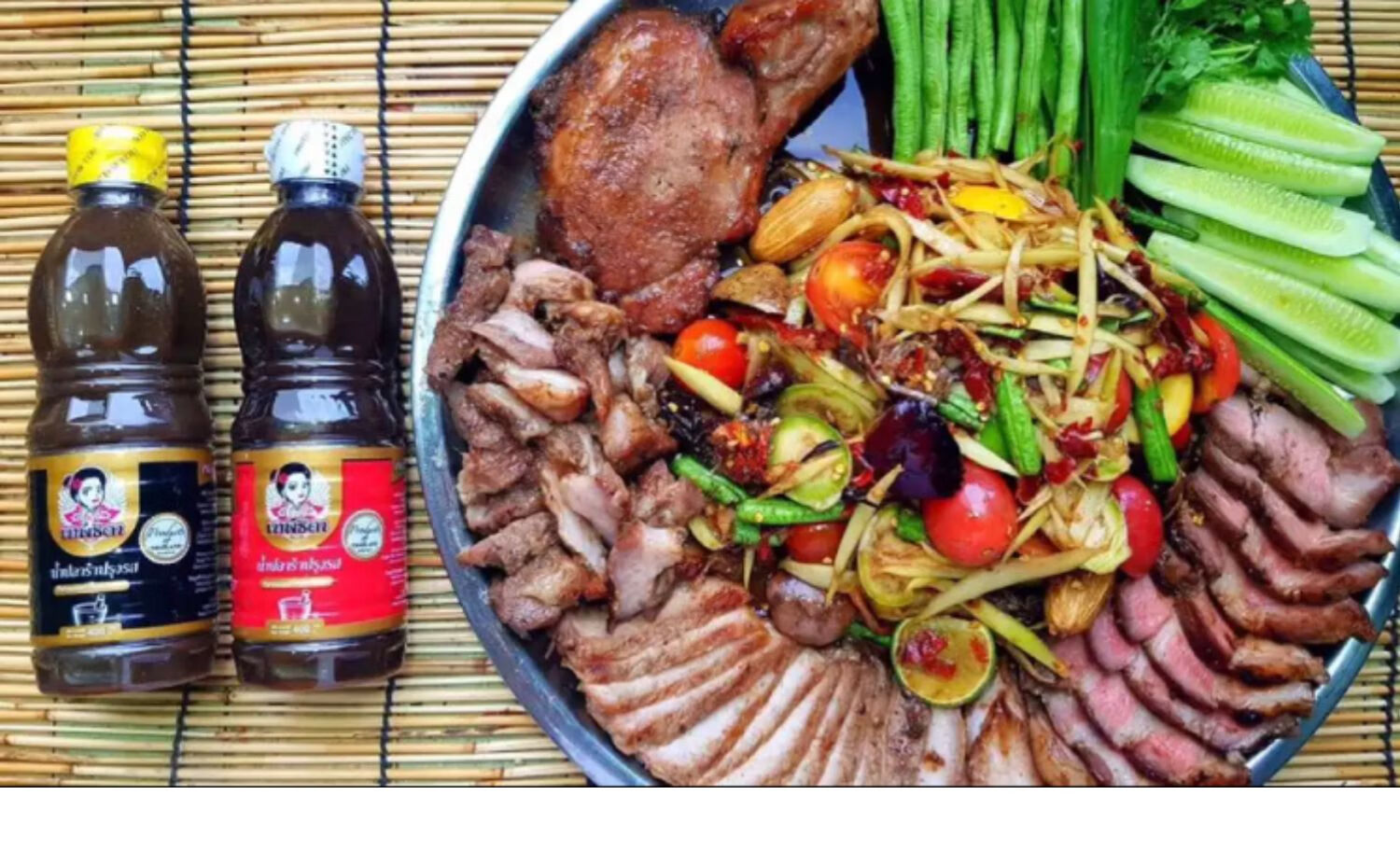 泰国女神牌发酵臭鱼酱鱼露沙拉酱400ml青木瓜酱料 冬阴功汤 可用