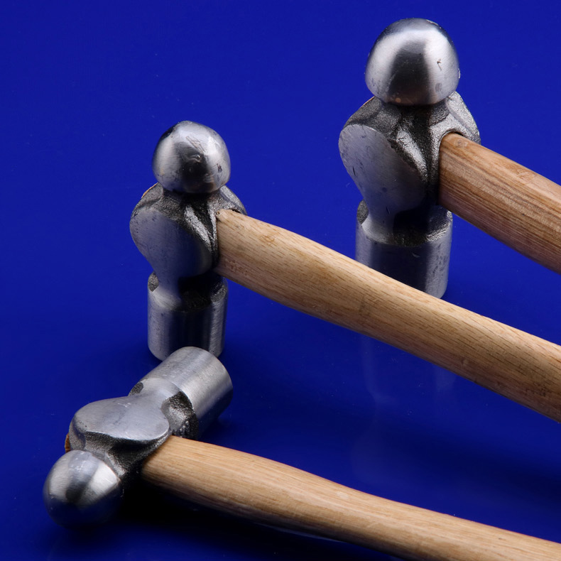 木柄圆头锤子家用小锤子工具手锤锤木装锤小榔头敲击铁锤圆头锤05p