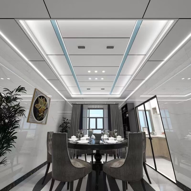 450x900集成吊顶铝扣板大板厨房卫生间阳台客厅天花板蜂窝板二级 龙悦