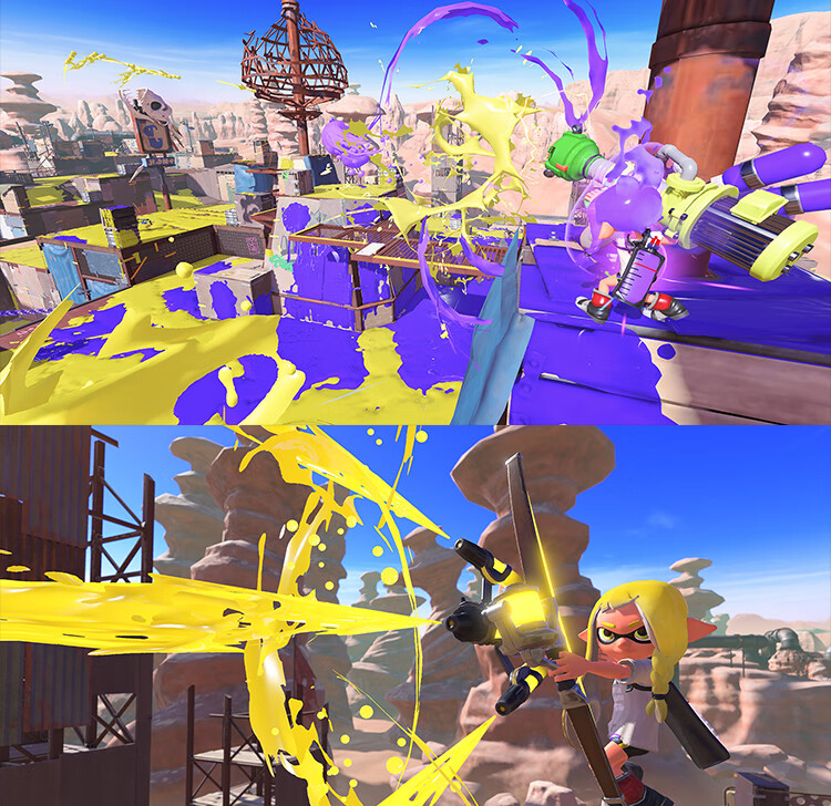 任天堂(nintendo)任天堂switch游戏卡ns喷射战士斯普拉遁喷射射击游戏