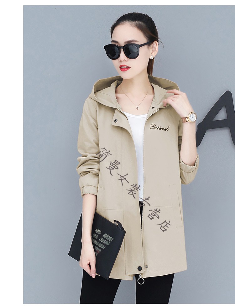 韩版2019秋季新款风衣薄款外套女复古港味中长款韩版宽松夹克上衣服