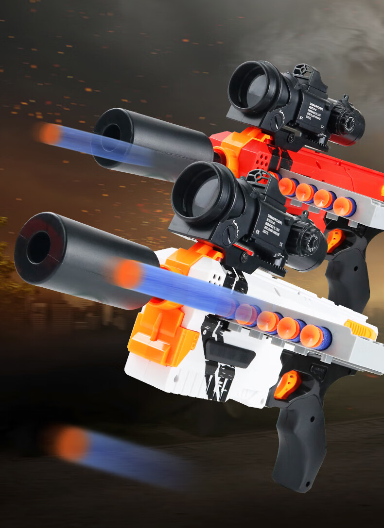 海绵宝宝枪 儿童玩具男孩抢吸盘海绵软弹枪宝宝手动枪3-6岁小孩连发