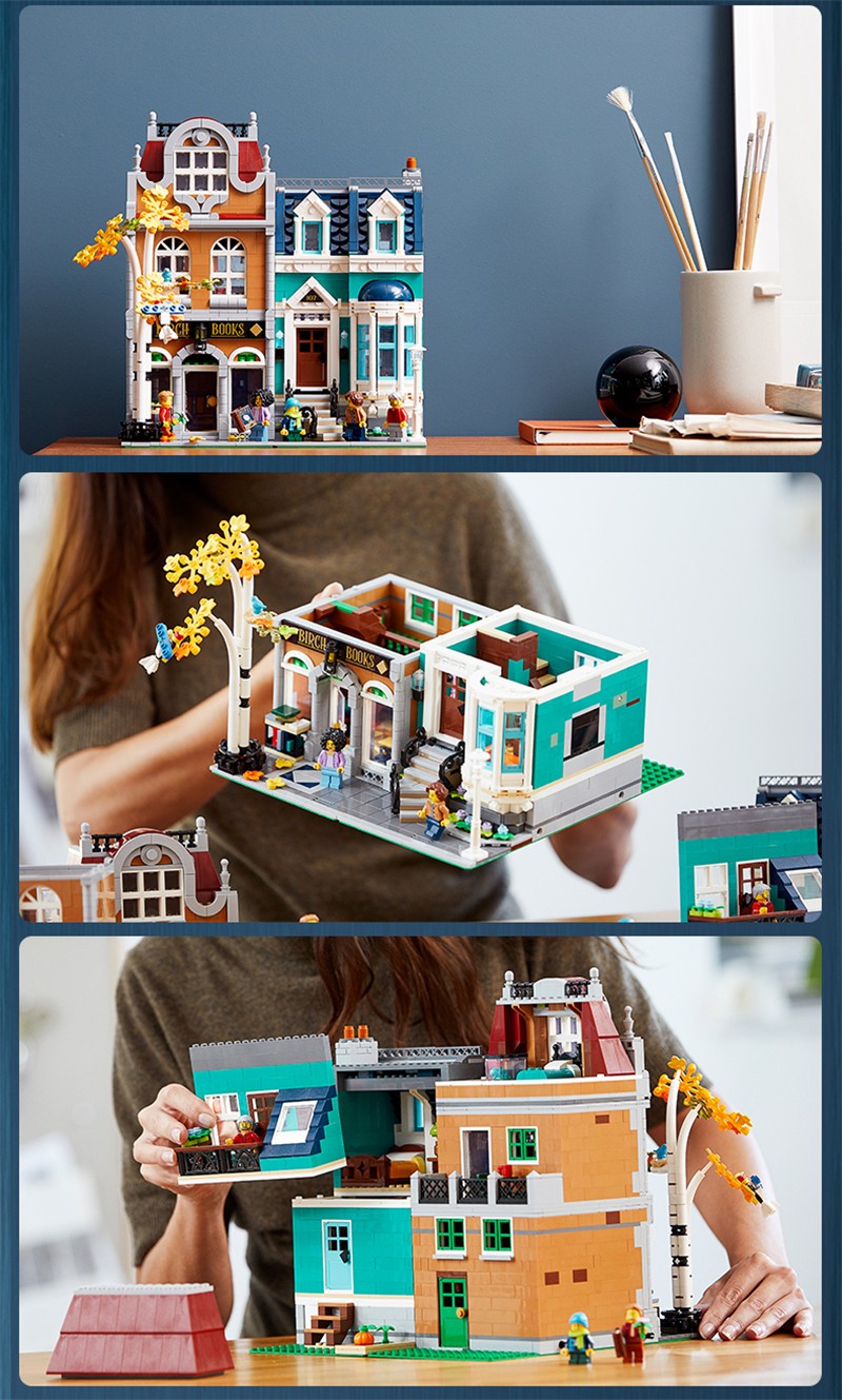 乐高(lego)积木创意系列10270书店街景拼装玩具收藏摆件生日礼物中秋