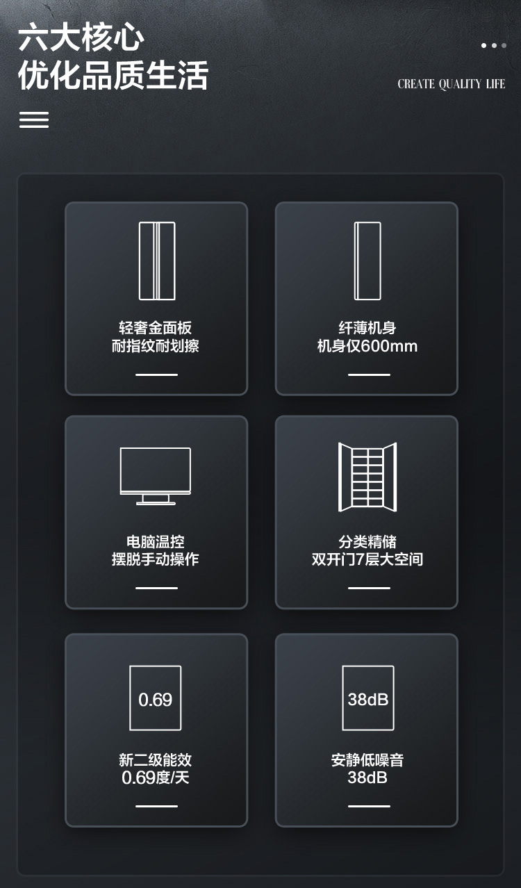 【智能家电】康佳(konka)400升对开门电冰箱 电脑温控 薄机身 低噪