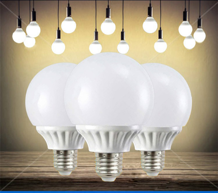 奶白led龙珠灯泡大圆形球节能e27螺口暖白黄光婚庆化妆光源g70直径7