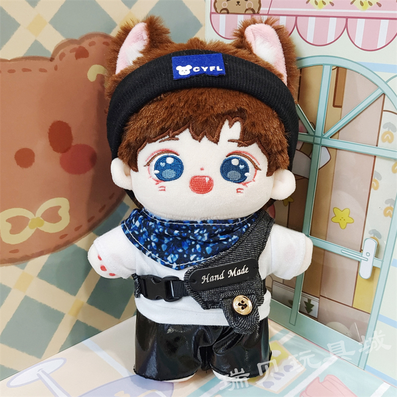 tfboys王俊凯胖胖体公仔20cm玩偶可爱宝宝礼品裸 虎牙凯 裸娃 20cm