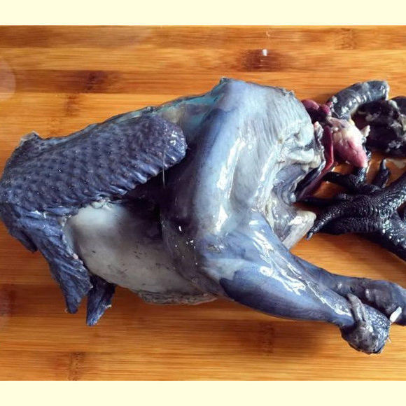 乌鸡五黑鸡乌骨鸡月子鸡新鲜现杀冷冻营养美味 特价 1只装(普通快递)