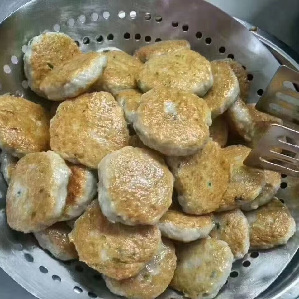 寻味顺德广东正宗均安鲮鱼饼纯鲮鱼肉手打均安鱼饼顺德特产伦教糕