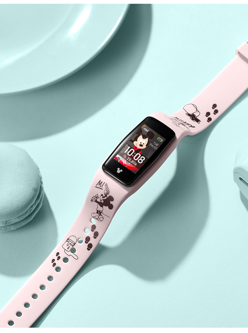 迪士尼儿童智能手环学生防水运动计步多功能初高中生男生女生手表品牌