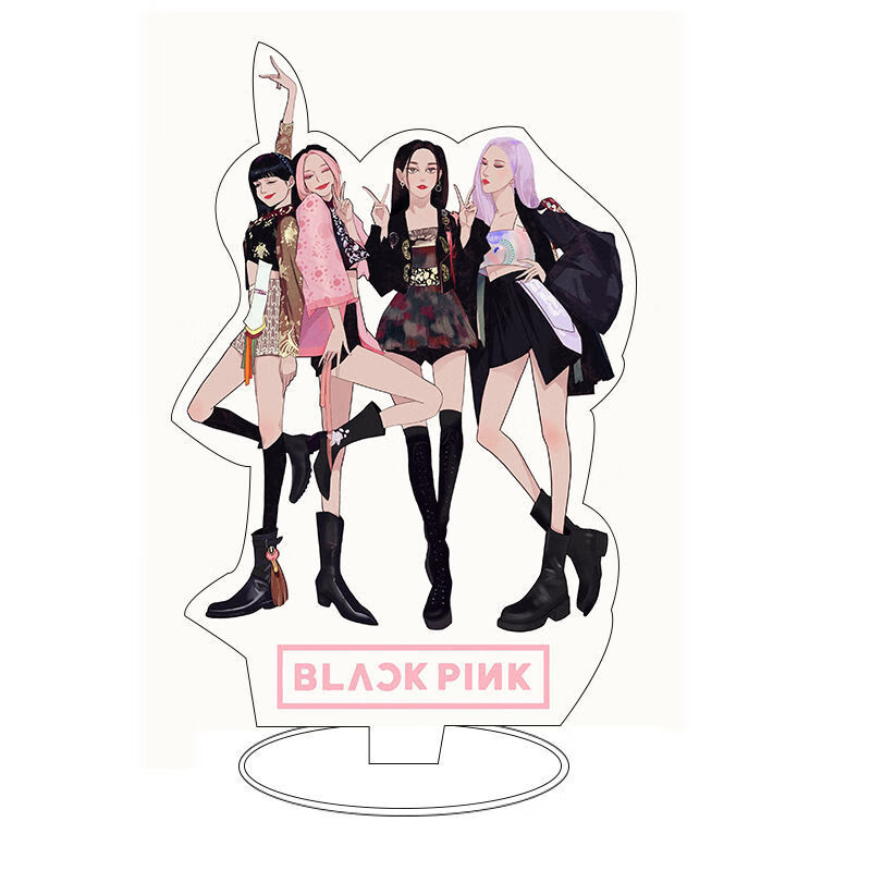blackpink立牌lisa金智秀jisoo金珍妮jennie朴彩英ros07同学送礼 bp