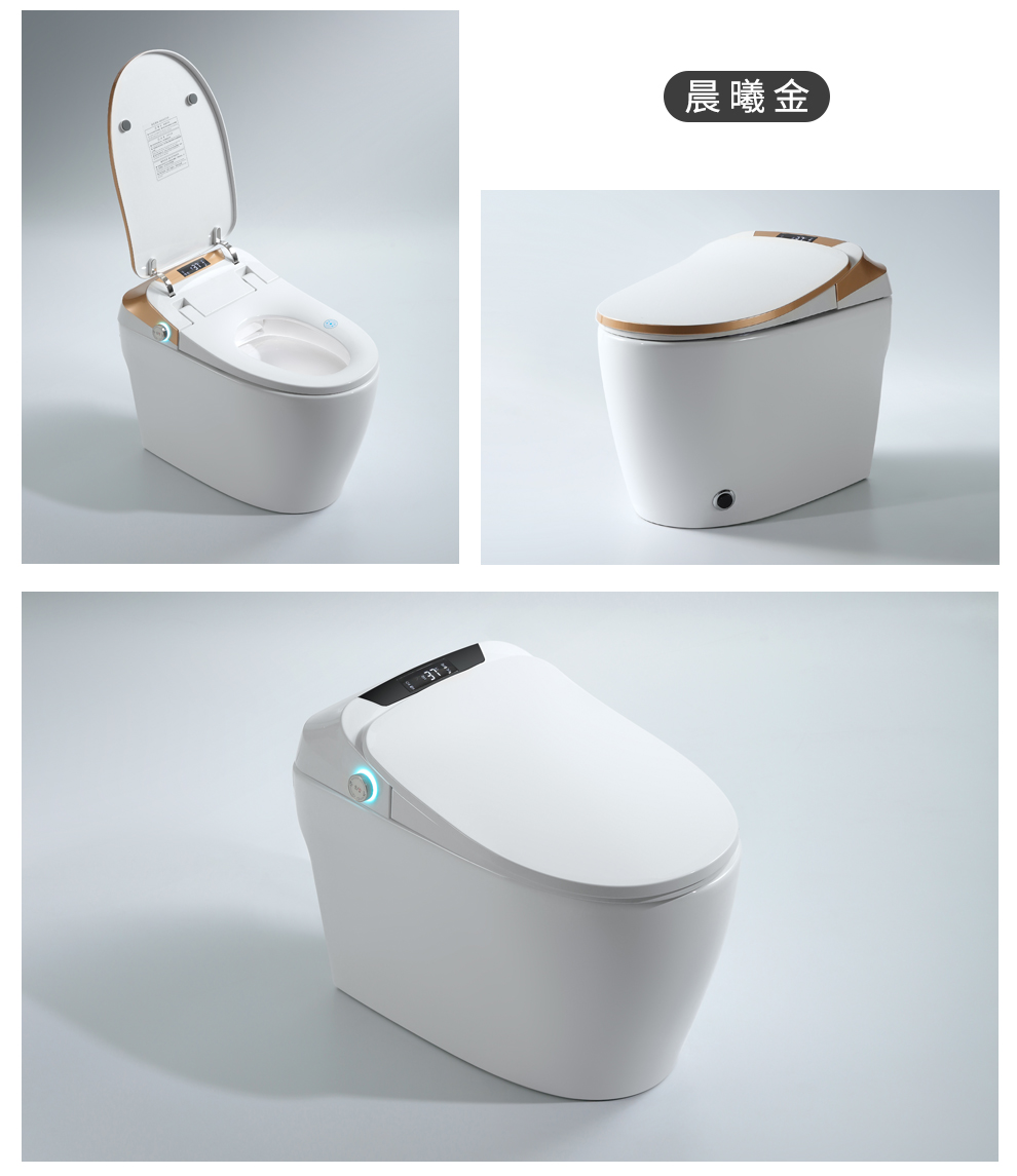 摩恩(moen)智能马桶卫浴暖风烘干智洁釉面坐便器自动家用座便节水恒温