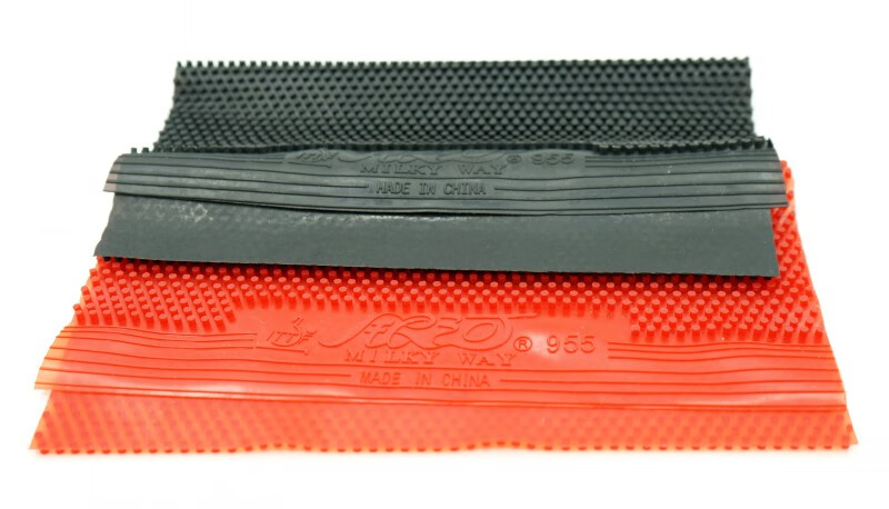 【精品好货】银河955长胶胶皮单胶皮银河乒乓球长胶单胶皮中颗粒怪异