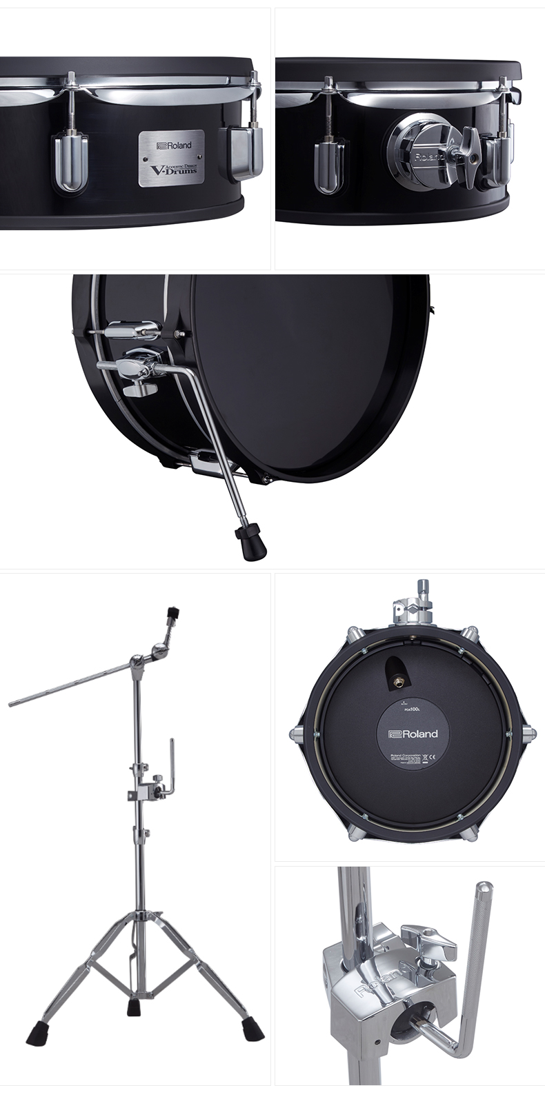 roland罗兰电子鼓vad-306 原声架子鼓鼓腔 成人演奏演出电鼓 vad306