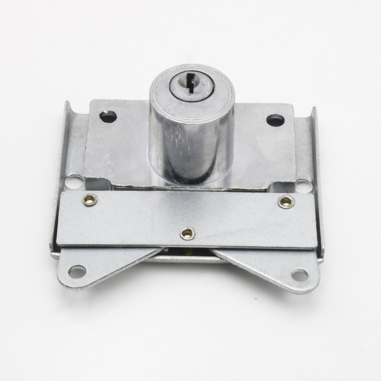 亚尔曼 铁皮柜门锁家具抽屉锁文件柜储物柜八字型开叉锁天地连杆锁 钢