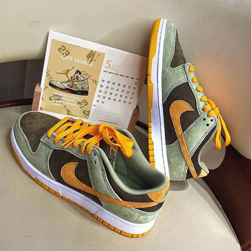 ajsb系列橄榄绿小熊低帮板鞋男女鞋街拍透气运动鞋情侣百搭篮球鞋 duk