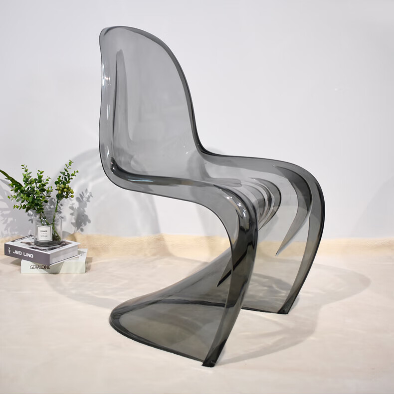 威赛星【旗舰自营】潘顿椅 北欧透明潘顿椅s椅创意餐椅会客椅子亚克力