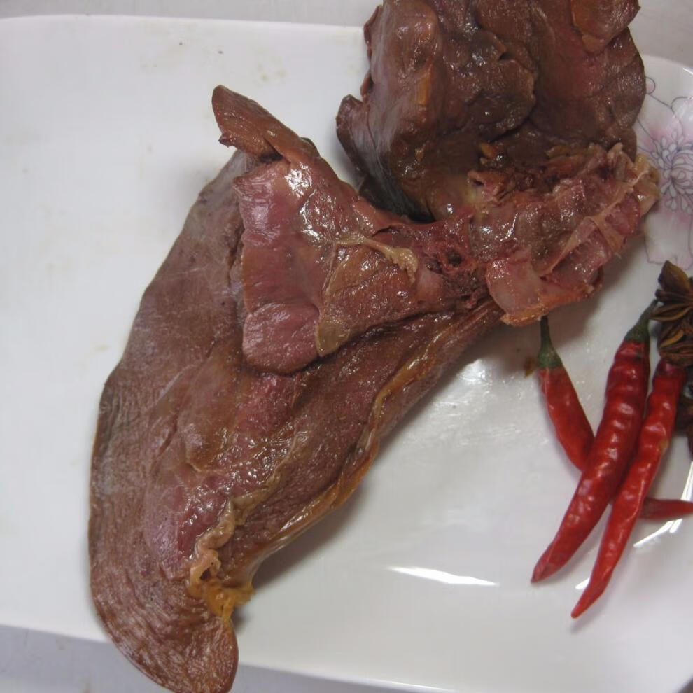 正宗烧烤 新鲜卤熏猪肺 肺片 卤味熟食即食500g当天现做 2斤(每天现做