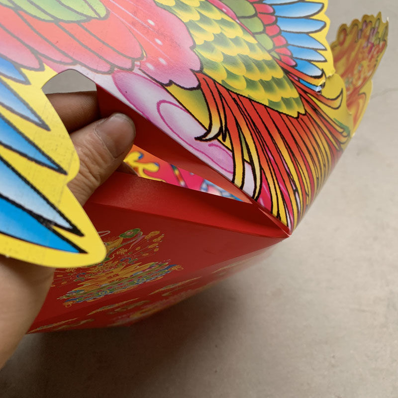 一对龙凤船纸扎半成品聚宝盆龙舟纸船三五七上坟渡苦海清明祭祖【图片