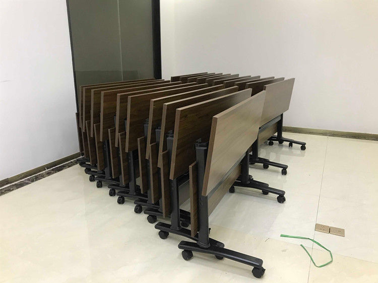 navcon 员工培训折叠桌椅会议室桌椅培训长条桌椅可移动翻板拼接桌椅