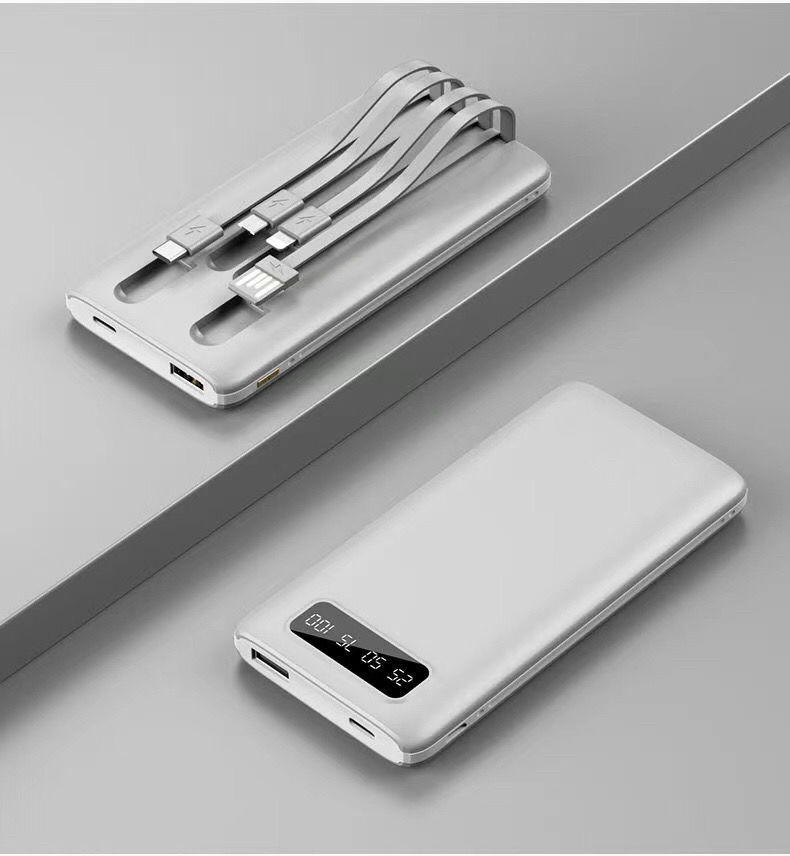 华为huawei适用自带线充电宝30000毫安大容量便捷移动电源华为苹果