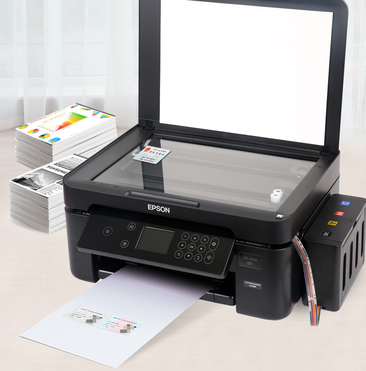 爱普生xp4100彩色照片打印机家用小型复oimgxp21002105学习棒学习资源