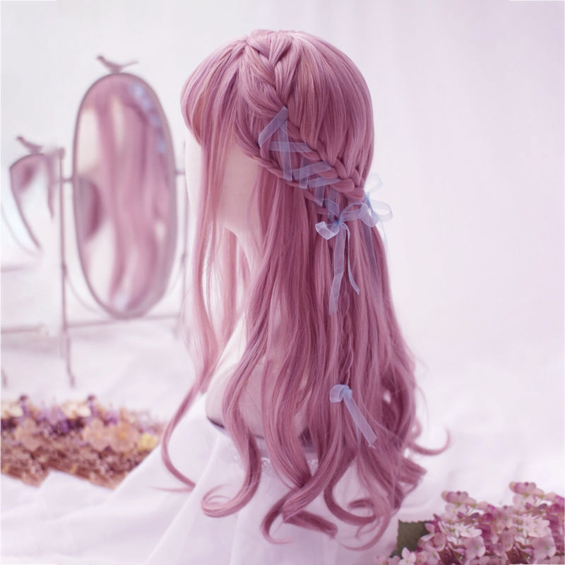 假发女长卷发日系网红lolita大波浪cos洛丽塔软妹jk长发金色头套酒