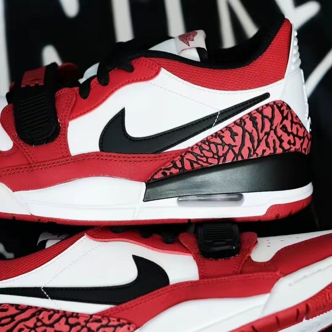 【官方旗舰店】新款aj legacy 312 low白红黑 芝加哥 aj312男女情侣鞋