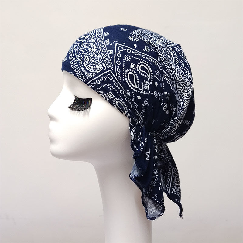 夏季上新玫瑰盘花帽子假发帽老人帽遮白发薄款透气帽美人帽包头帽 盘