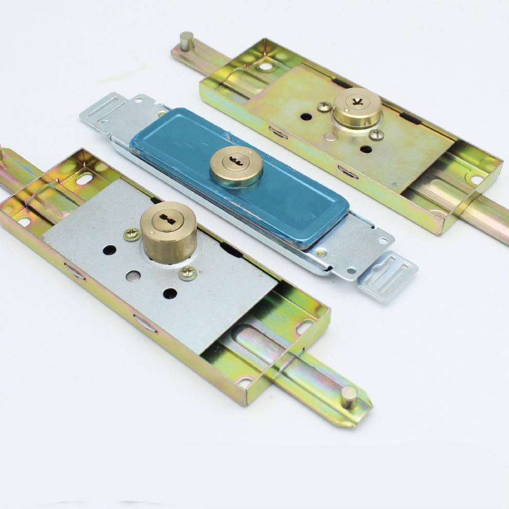 功鸽 卷闸门锁 通用卷帘门锁 卷门锁 卷闸门锁 十字防盗门锁 铜锁芯