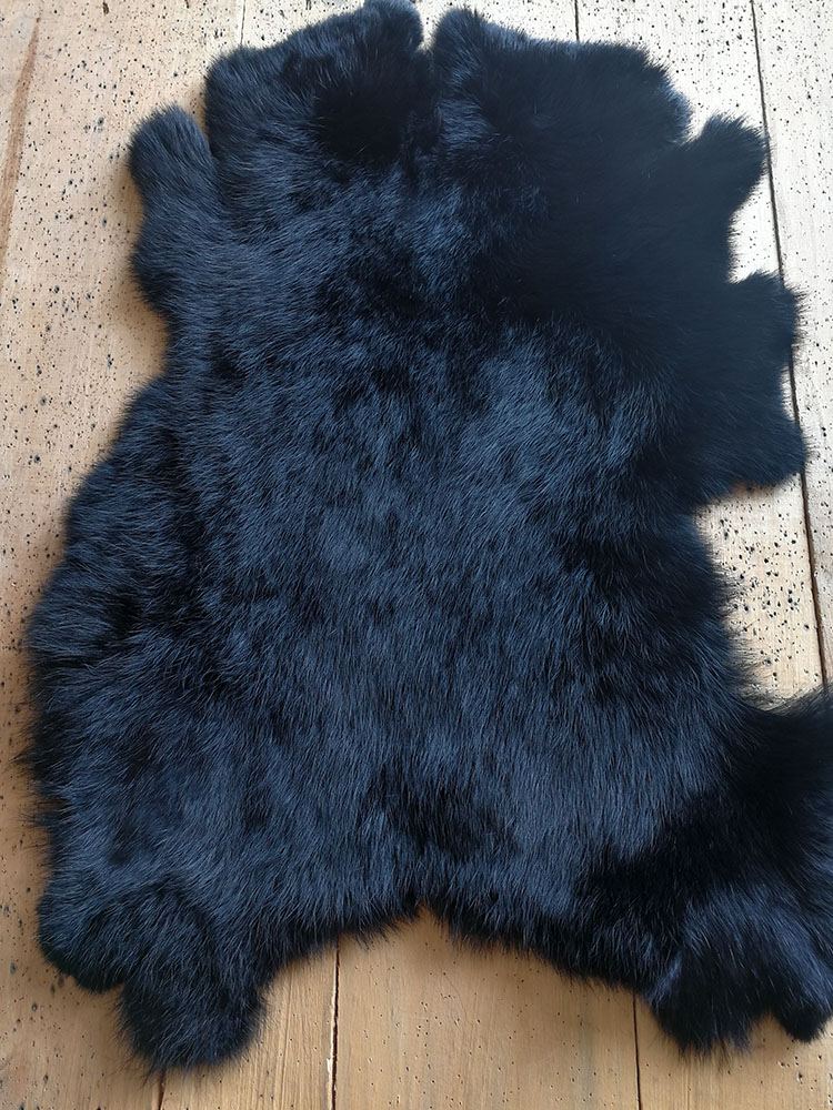 兔皮整张兔皮整张獭兔毛皮原料手工制作帽边毛边袖口护膝内胆面料1花