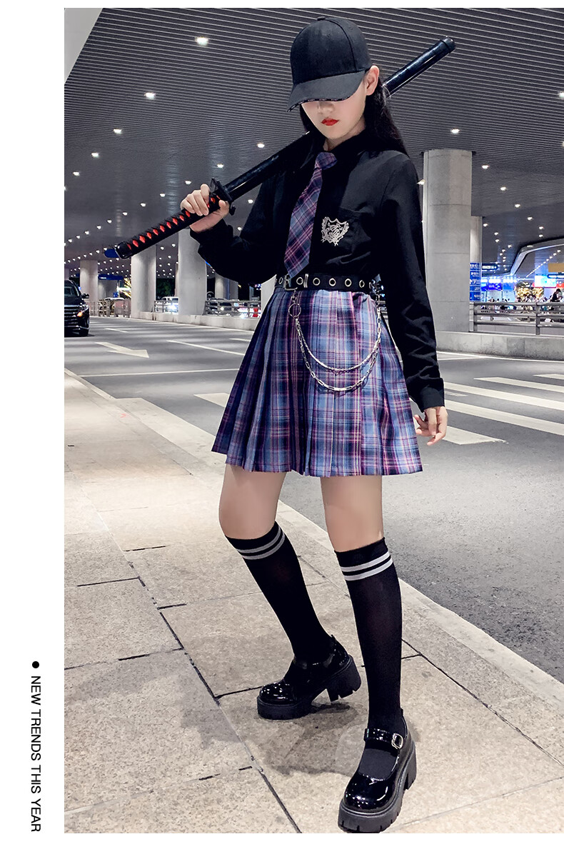 小女孩jk制服小学生夏季春秋装连衣学生1电竞少女霸气全套西装 电竞