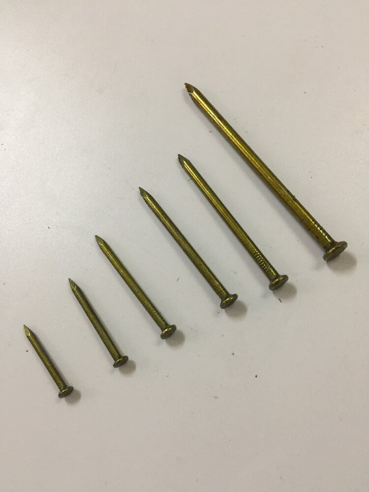 刚钉水泥钉细长钉子洋钉木工硬质混泥土钉子钢钉水泥铁钉子墙画 黄色